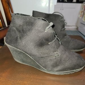Black booties - women's size 9.5